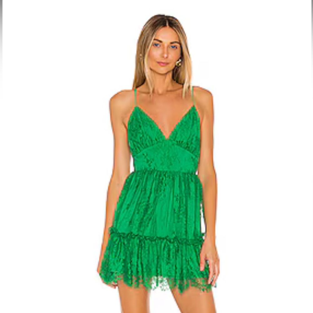 Margarita Mini Dress - Kelly Green